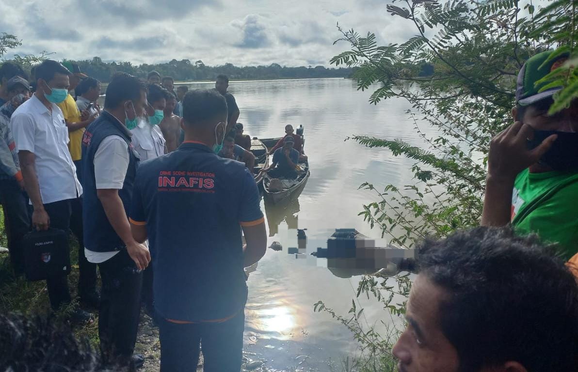 Identitas Mayat Mengapung di Sungai Kampar Belum Terungkap