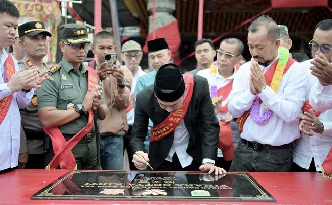 Vihara Setya Kirti Diresmikan Bupati Afrizal Sintong