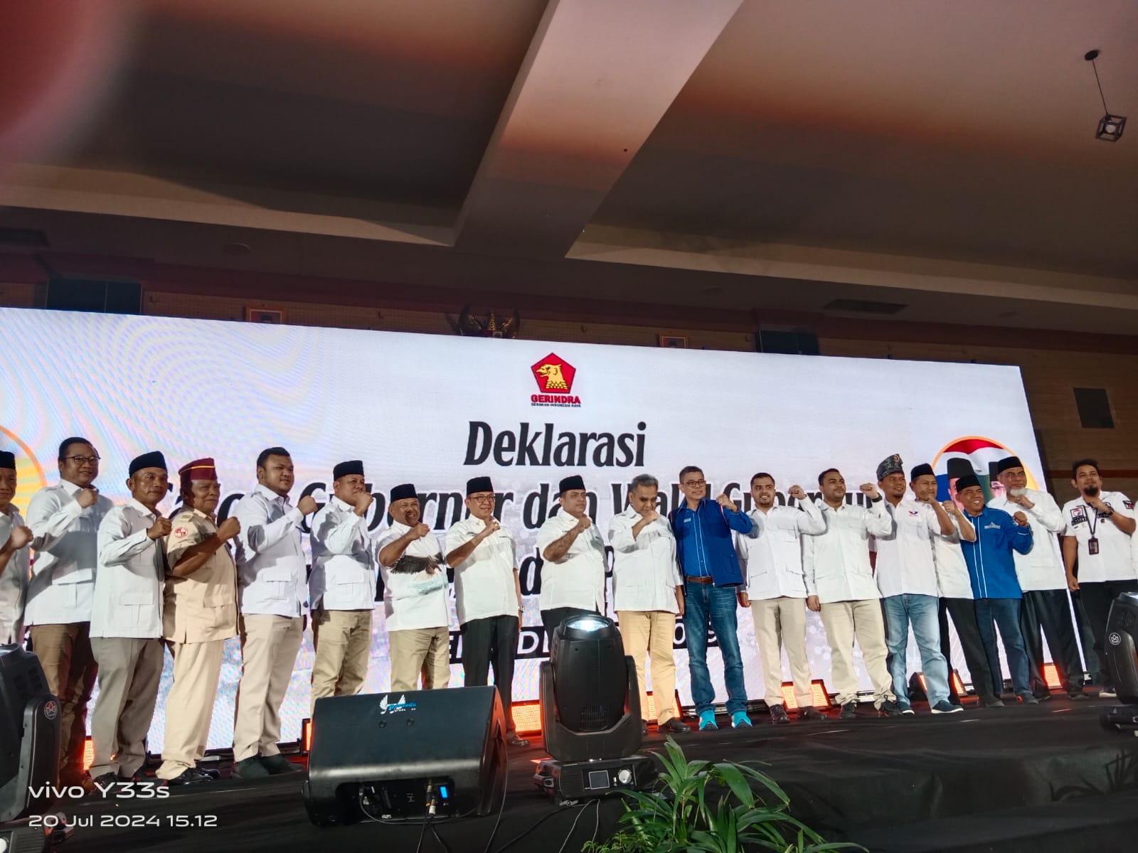 Gerindra dan Demokrat Deklarasi Nasir-Wardan Maju Pilkada Riau 2024