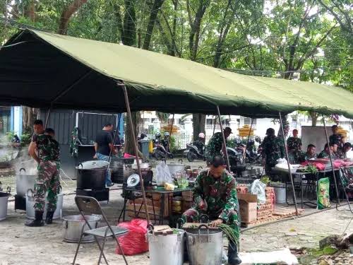 Dapur Umum untuk Pengungsi Banjir Ditutup