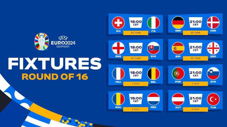 Babak 16 Besar Euro 2024 Dimulai Malam ini, Berikut Jadwalnya