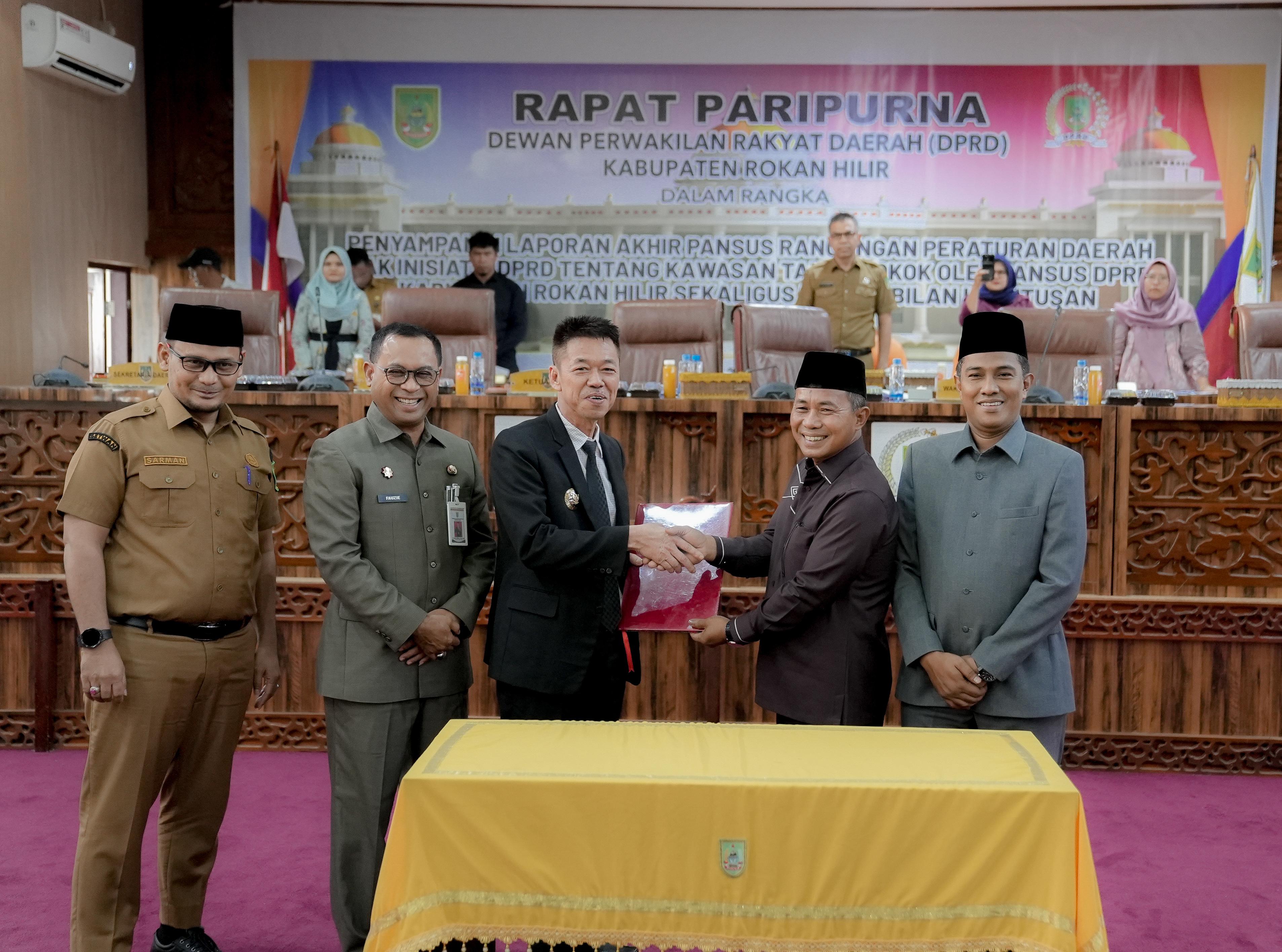 Bupati Rohil Afrizal Sintong Apresiasi Rekomendasi DPRD Terhadap LKPJ 2023