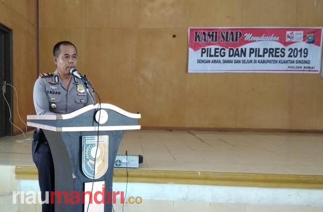 Polsek Benai Deklarasi Pileg dan Pilpres 2019 Damai