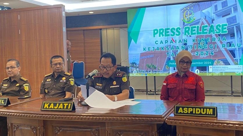 Ini Capaian Kinerja Kejati Riau 2024