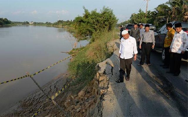 Perbaikan Jalan Rengat-Tembilahan Sudah Lelang, Rp10 M untuk Tebing dan Jalan 1 Km