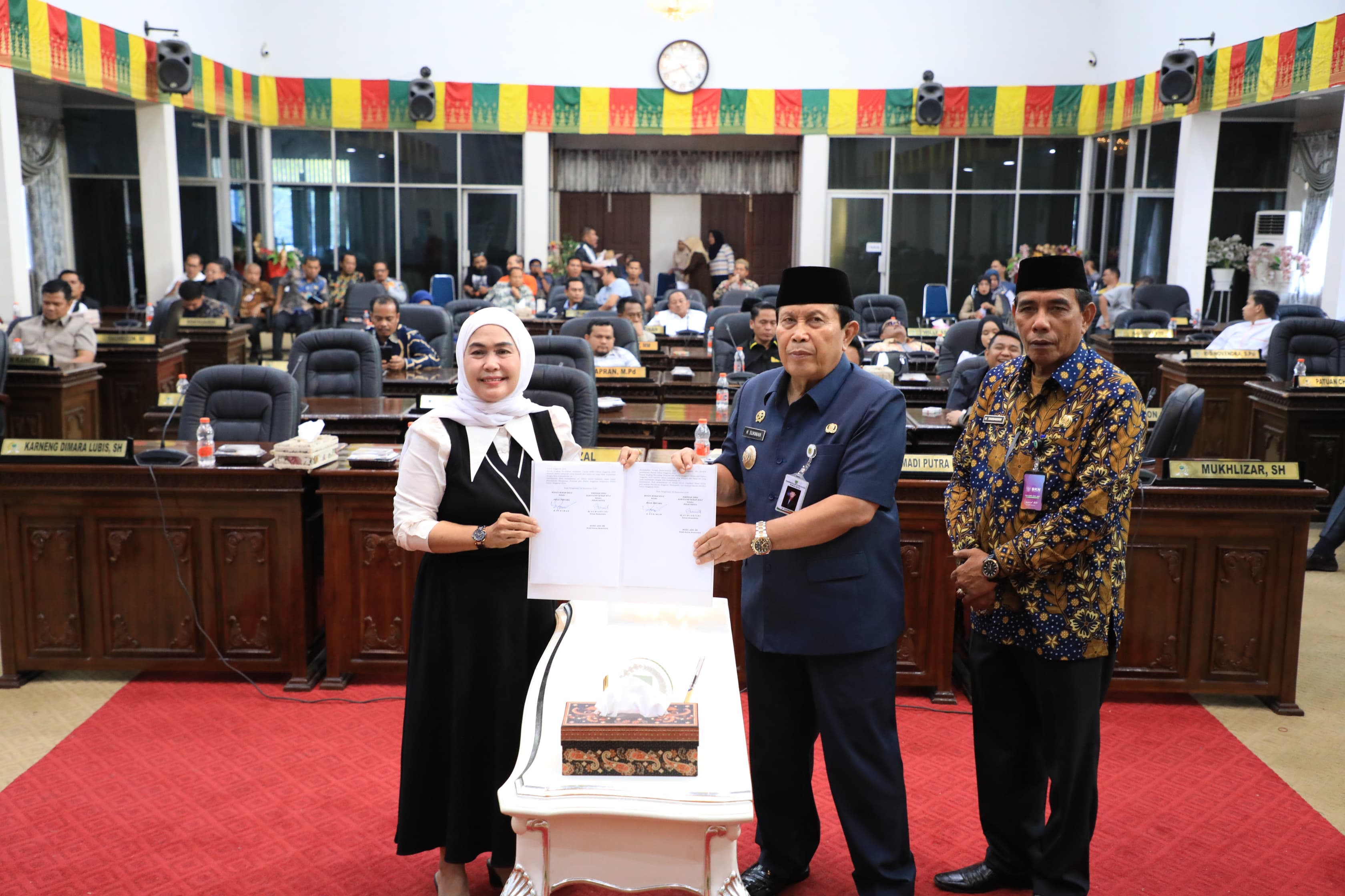 Pemkab dan DPRD Sepakati Perubahan KUA-PPAS 2024 Rohul