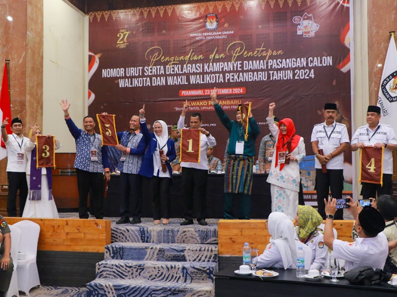 Besok Debat Kedua Pilkada Pekanbaru: Tema Pekanbaru Cerdas dan Tata Kelola Pemerintahan