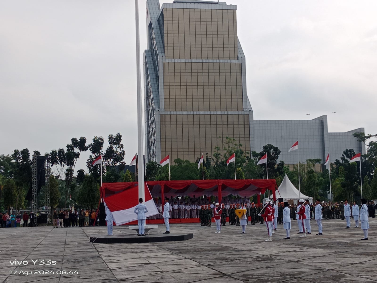 Upacara Peringatan HUT ke-79 RI di Riau Sukses Digelar