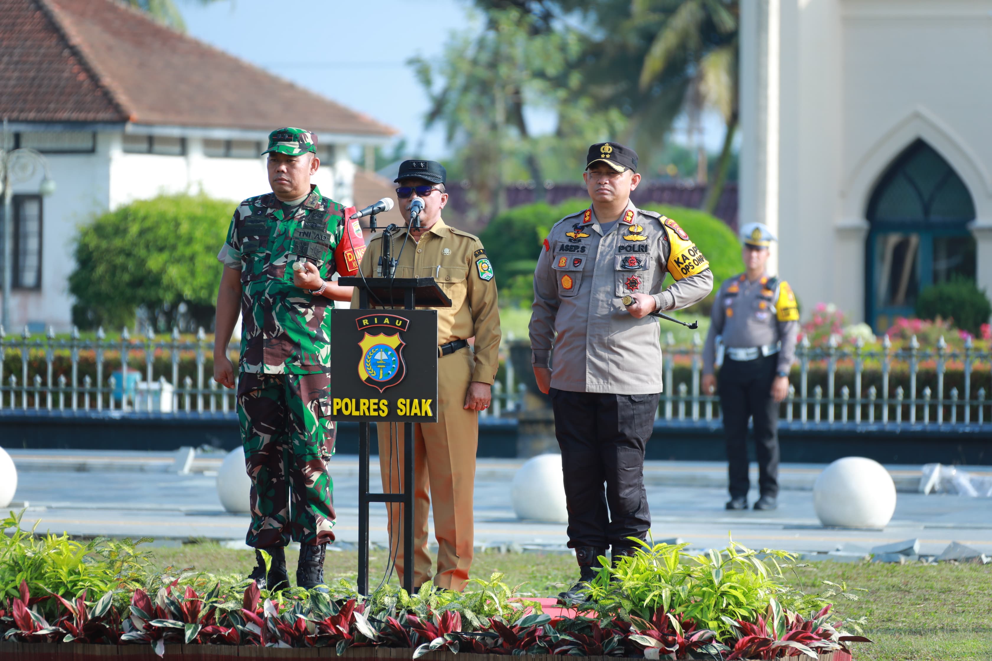 Sinergitas Patroli Skala Besar, Sekda Siak Arfan: Garda Terdepan Pengamanan Pemilu