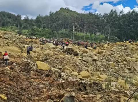 Ratusan Korban Jiwa Akibat Bencana Longsor di Papua Nugini