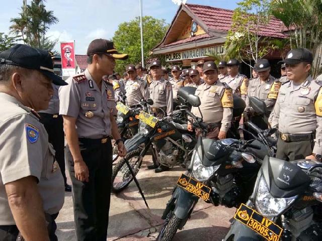 Polres Inhu Tambah 18 Unit Kendaraan Operasional