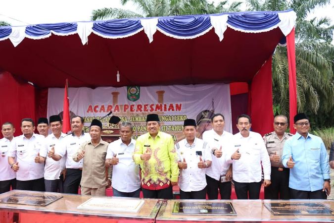 Bupati Siak Resmikan Pasar Talang Bosa: Semua Barang di Sini Murah