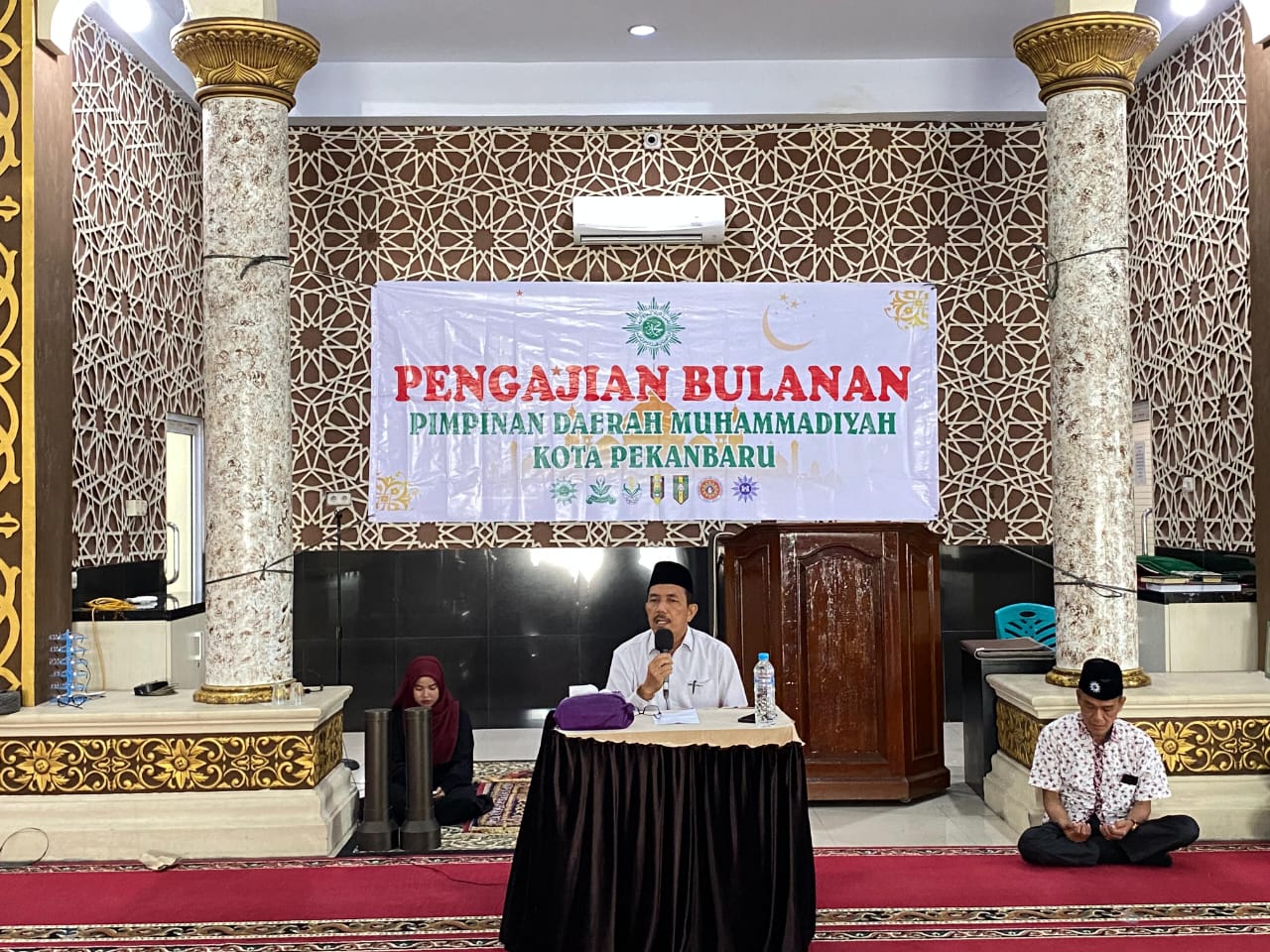 PDM Pekanbaru Gelar Pengajian Bulanan dan Penggalangan dana 