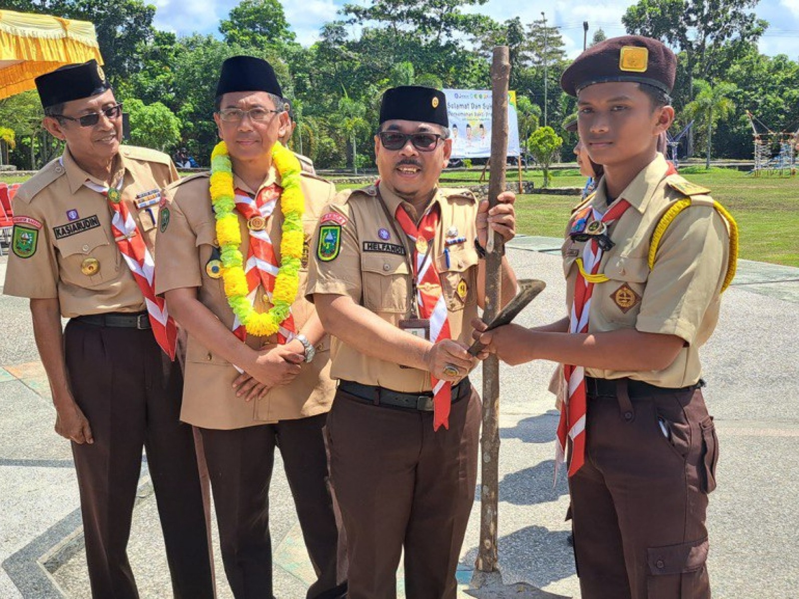 Plh Kadispora Riau Buka Pertika VI se-Sumatera Bagian Tengah