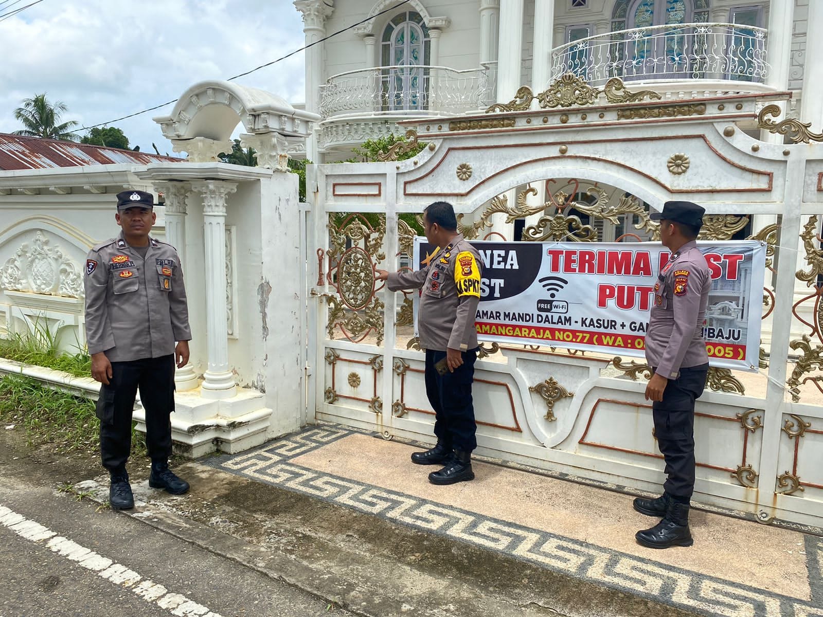 Polisi di Kuansing Patroli Cek Rumah Kosong saat Mudik Lebaran