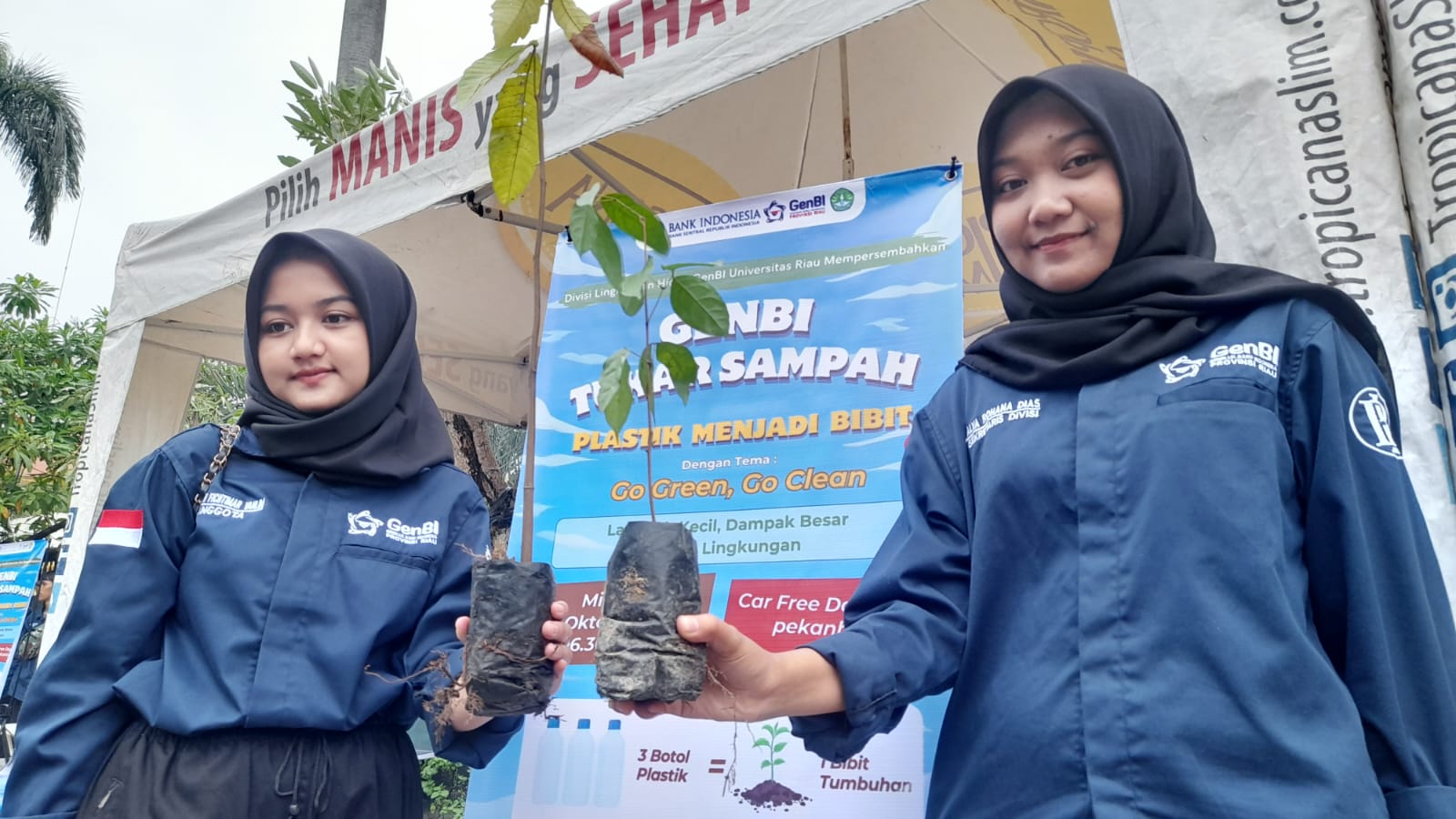 GenBI Tumpah, Tukas Sampah dengan Bibit Buah