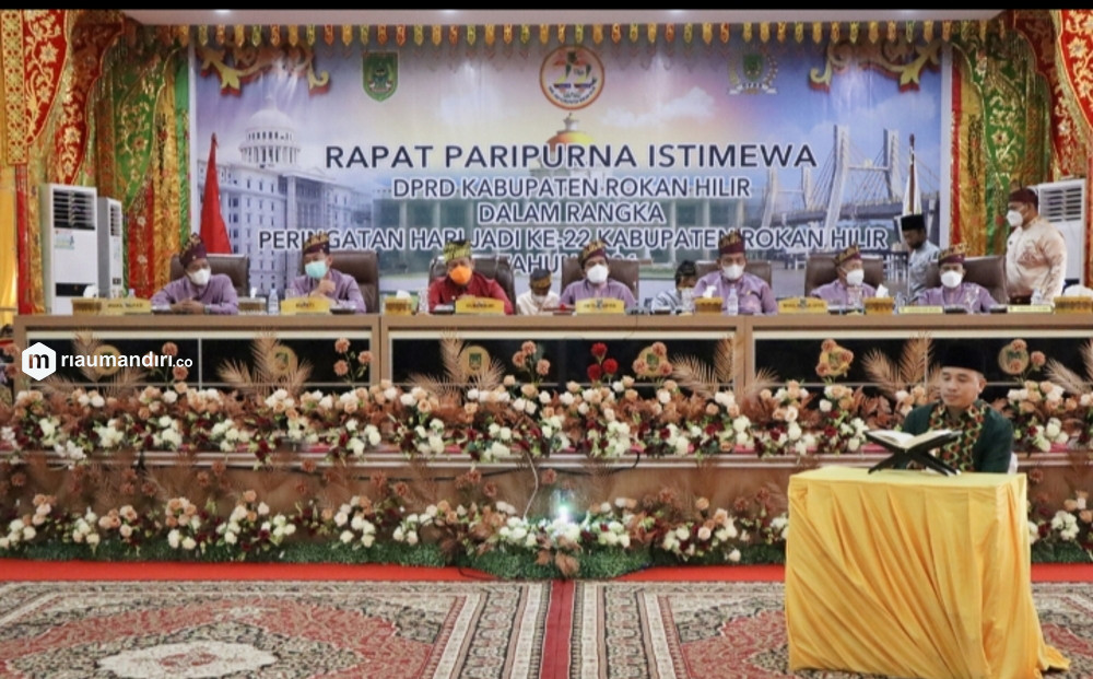 Legislatif Gelar Paripurna Istimewa HUT Kabupaten Rohil ke-23