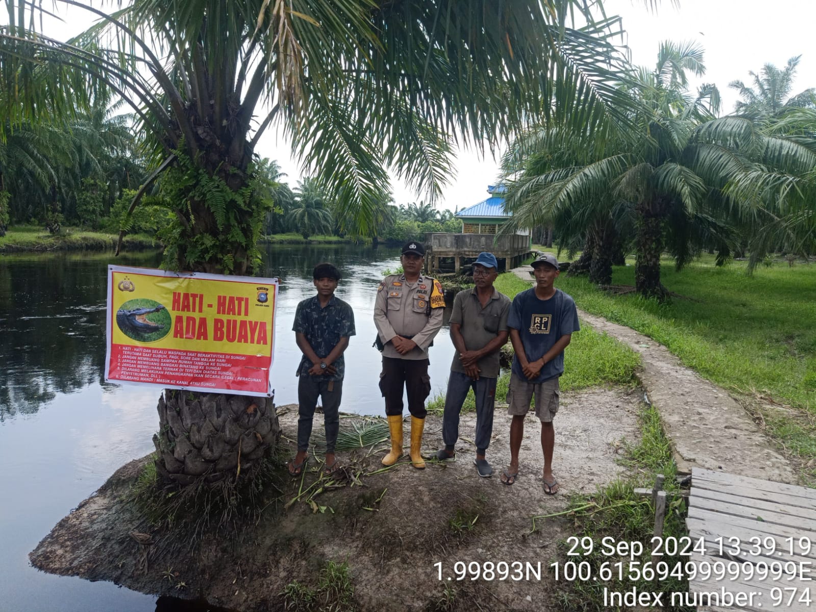 Patah Tulang, Buaya di Rohil Kembali Serang Warga