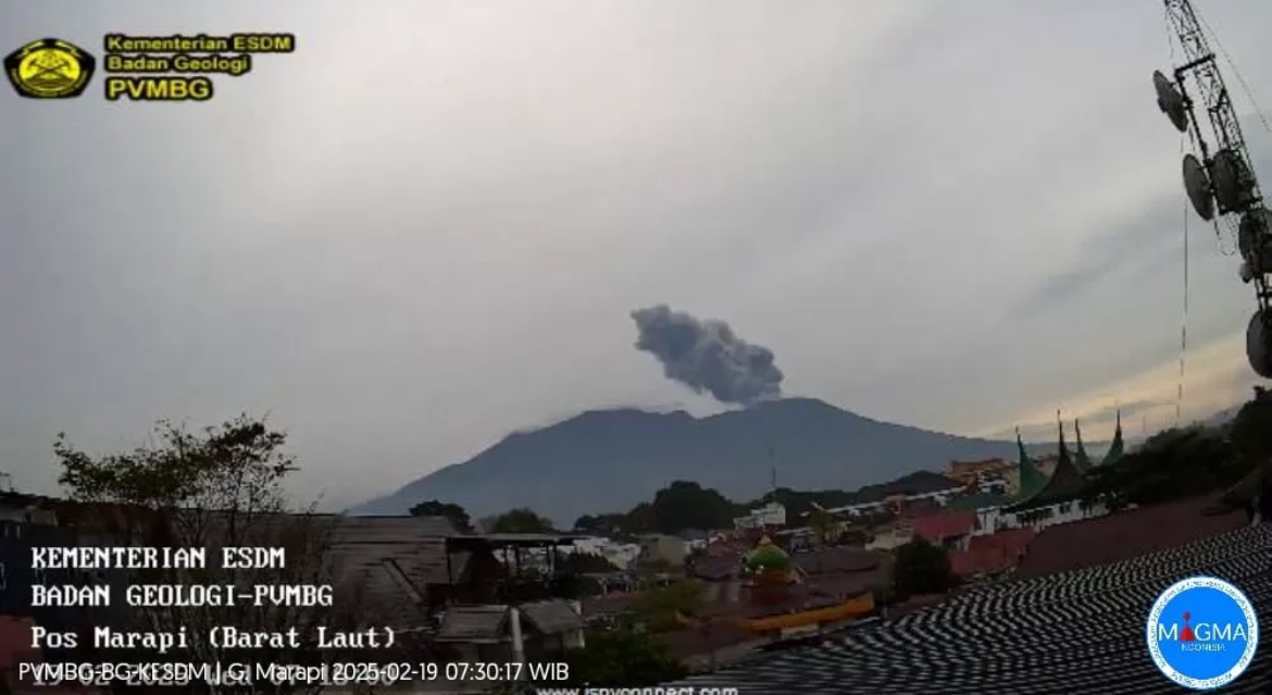 Gunung Marapi Erupsi: Letusan 700 Meter dari Puncak