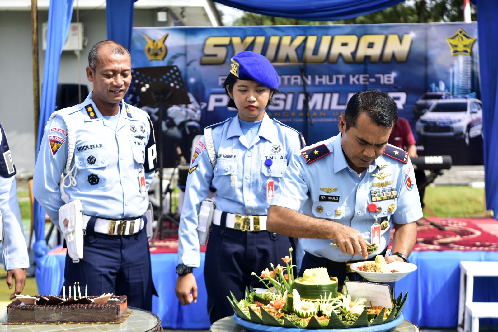 HUT ke-78 POM AU, Danlanud RsN Marsma TNI Feri: Pengawal Moral dan Penjaga Disiplin