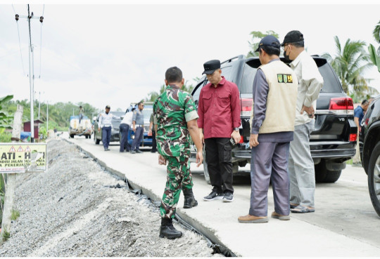 Telan Anggaran Rp81 Miliar, Pengerjaan Ruas Jalan di Desa Pengalihan Hampir Rampung