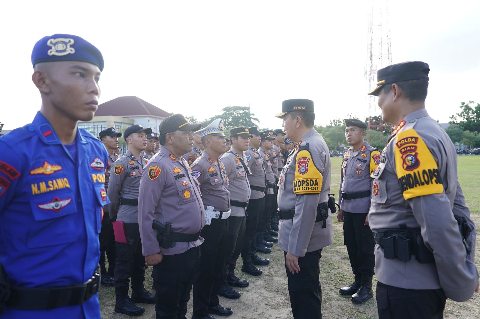 Polda Riau Turunkan 1.664 Personel untuk Jaga TPS