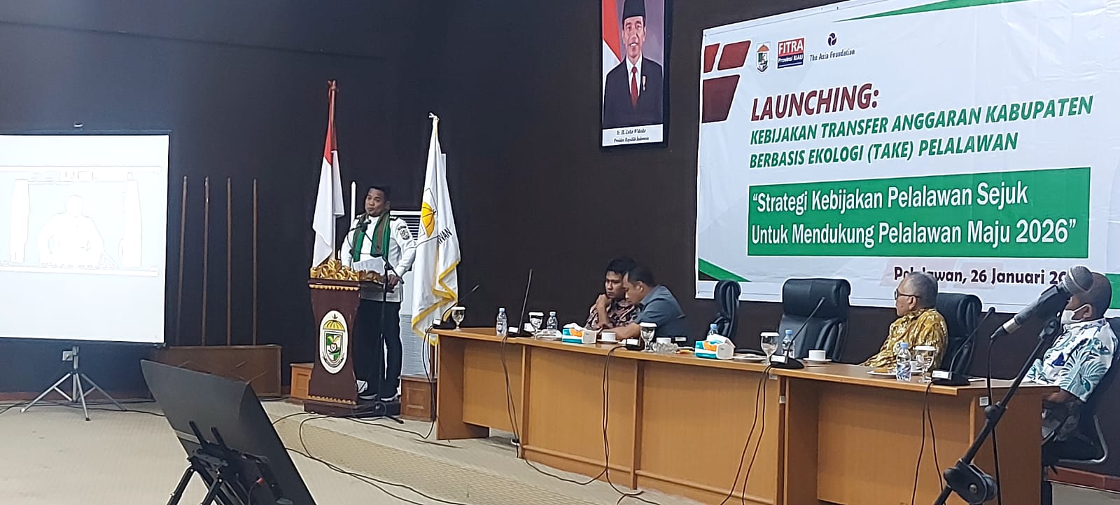 Bupati Pelalawan Launching Transfer Anggaran  Kabupaten Berbasis Ekologi