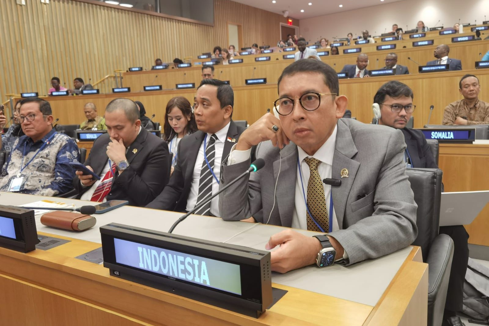 Berbicara di Markas PBB, Fadli Zon Pertanyakan Standar Ganda Demokrasi