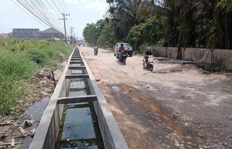 Perbaikan Drainase Bangau Sakti, Pemko Pekanbaru Anggarkan Rp1,4 Miliar