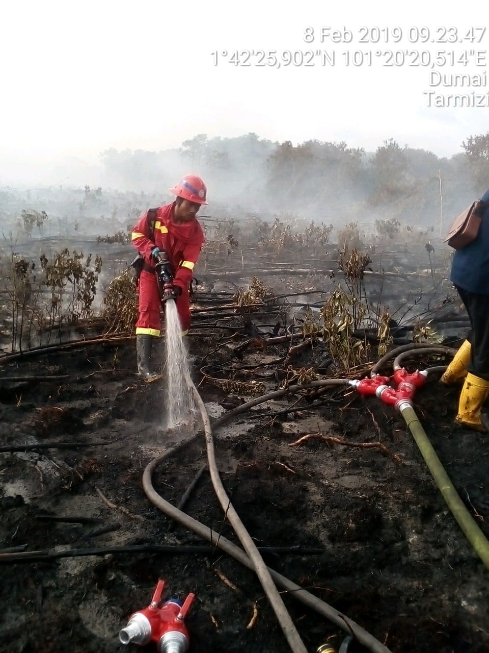 Kabut Asap Selimuti Dumai, Pelayaran Tingkatkan Kewaspadaan 