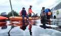 Debit Banjir di KM 83 Pelalawan Belum Berkurang, BPBD Sebut Akibat Pasang Air Laut